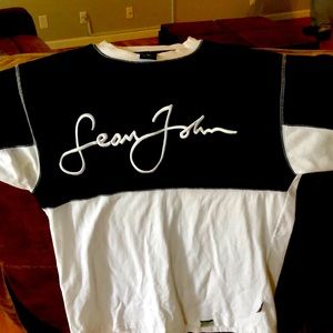 Sean John short sleeve black/white